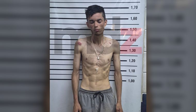 Martín Silva Barahona, el sospechoso detenido tras el asalto en Las Heras.&nbsp;