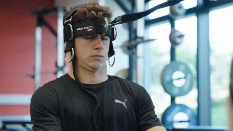 Williams mostró el entrenamiento de Colapinto. Foto: Captura Video