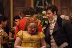 Imperdible: sale una filtración de la sinopsis de la tercera temporada de Bridgerton Penelope (Nicola Coughlan) y Colin (Luke Newton) en Bridgerton. Foto: Archivo