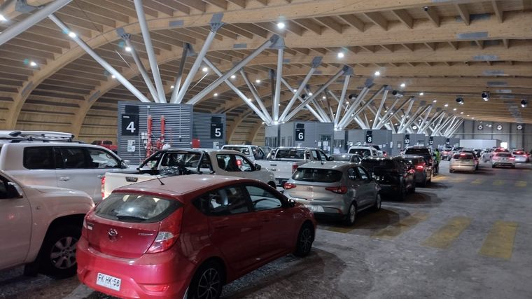 Así está la actividad hoy en el Paso Foto: Micaela Blanco Minoli/MDZ