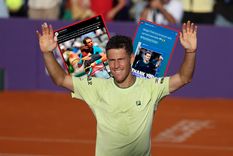 Schwartzman recibió mensajes de despedida de leyendas como Djokovic y Nadal. Foto: EFE y capturas de @RafaelNadal y @DjokerNole