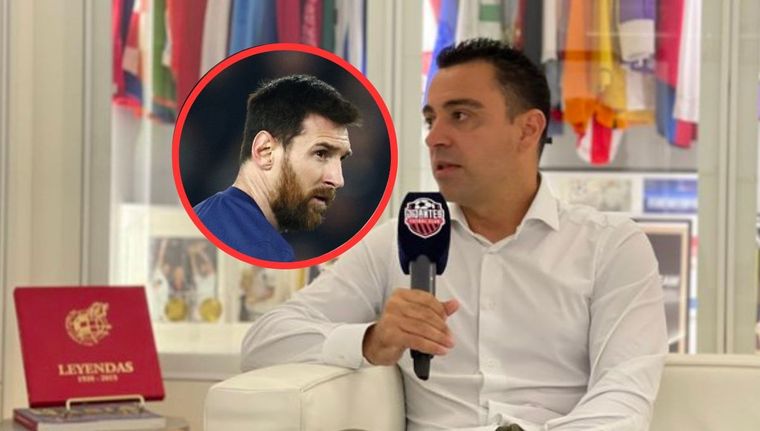 Xavi habló de la decisión de Messi.