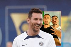 El pedido de los jugadores del Maccabi Haifa a Messi.