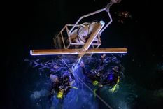 El Vía Crucis submarino de Puerto Madryn este año se transmitirá en vivo por primera vez.