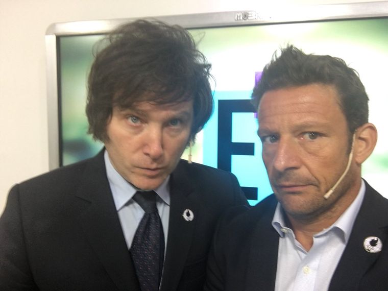 Javier Milei y Diego Giacomini fueron socios durante un largo tiempo. Foto: Twitter