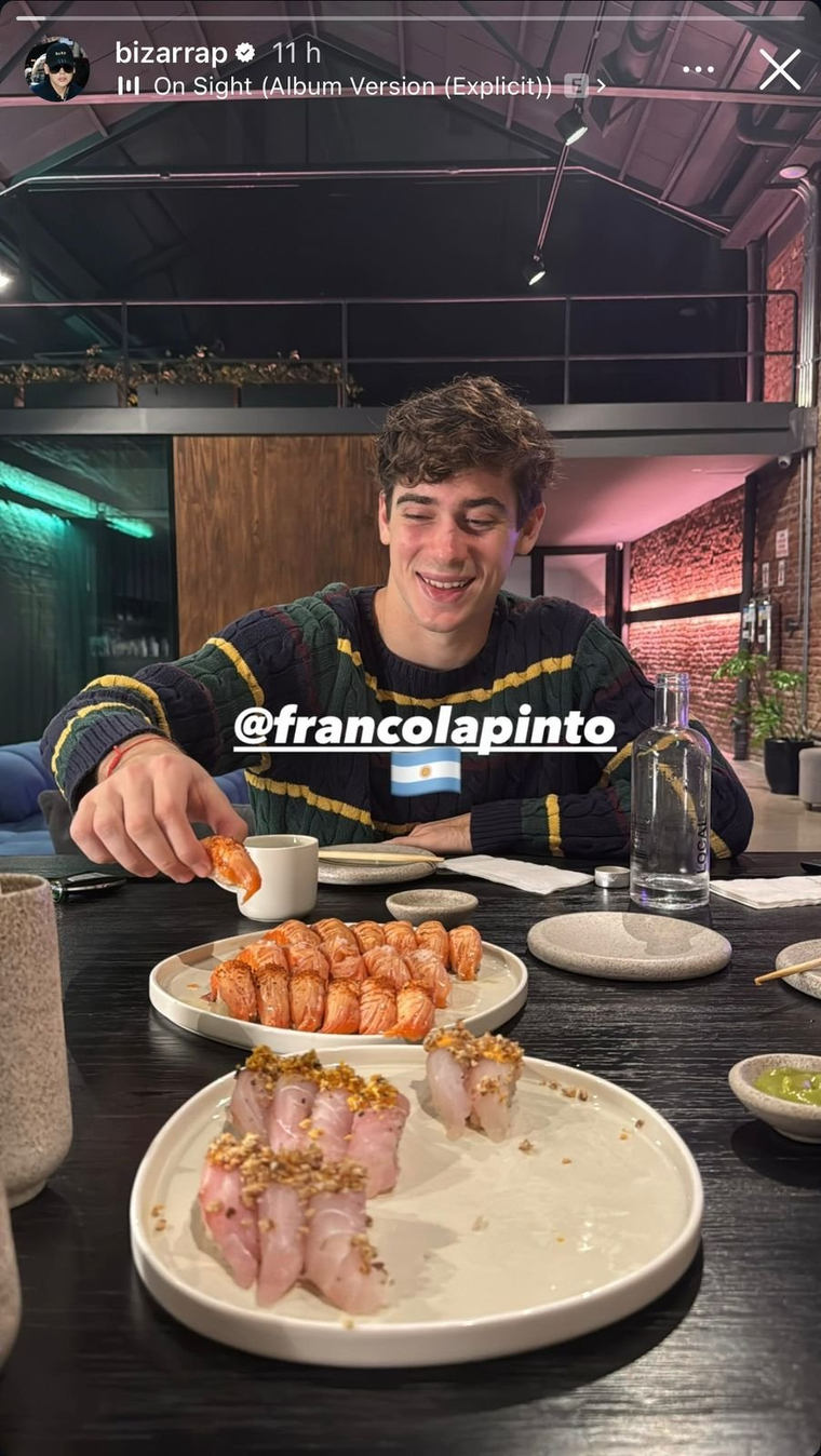 Franco Colapinto disfruta de sus vacaciones en Argentina antes de volver a subirse al simulador de Alpine.