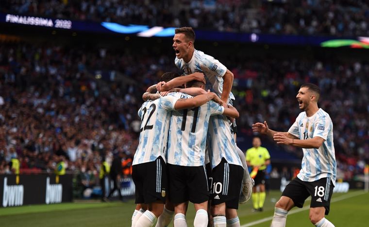 Argentina se impuso ante Italia en la Finalissima 2022, en Wembley. 
