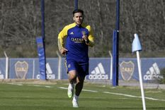 Eduardo Salvio, uno de los aislados. Foto: Boca Juniors