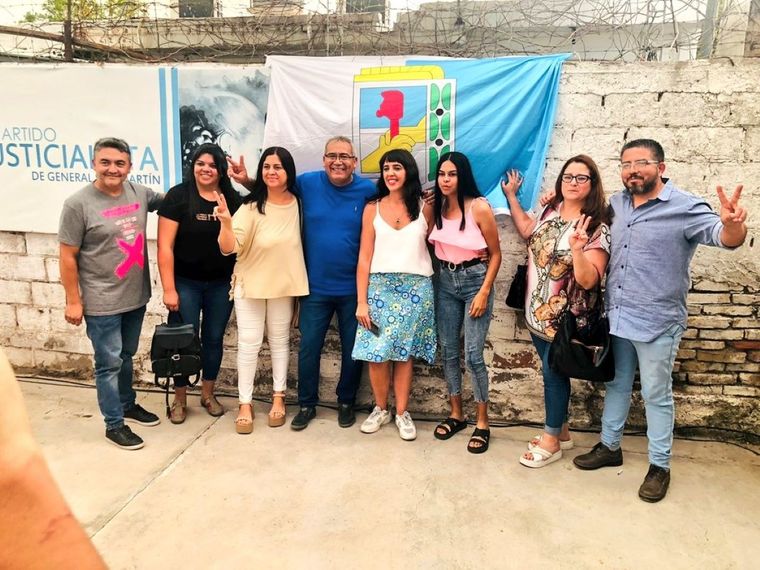 Dirigentes del PJ de San Martín Foto: Twitter