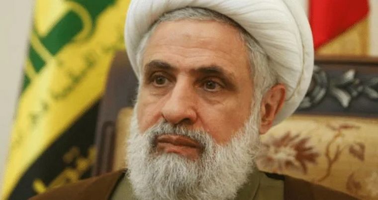 El líder de Hezbolá, Naim Qassem, reiteró hoy jueves la alineación del grupo con Irán. Foto: NA
