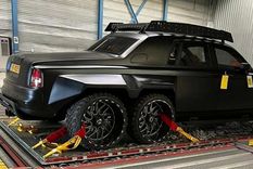 El extraordinario vehículo tuneado. Foto: SasaTimes.