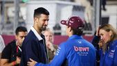 Djokovic y Colapinto protagonizaron un inesperado cruce en Lusail. Djokovic y Colapinto protagonizaron un inesperado cruce en Lusail.