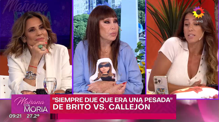 Picante momento al aire entre las panelistas de El Trece. Picante momento al aire entre las panelistas de El Trece. 