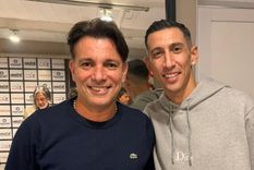 Ángel Di María fue a ver Bossi al teatro.