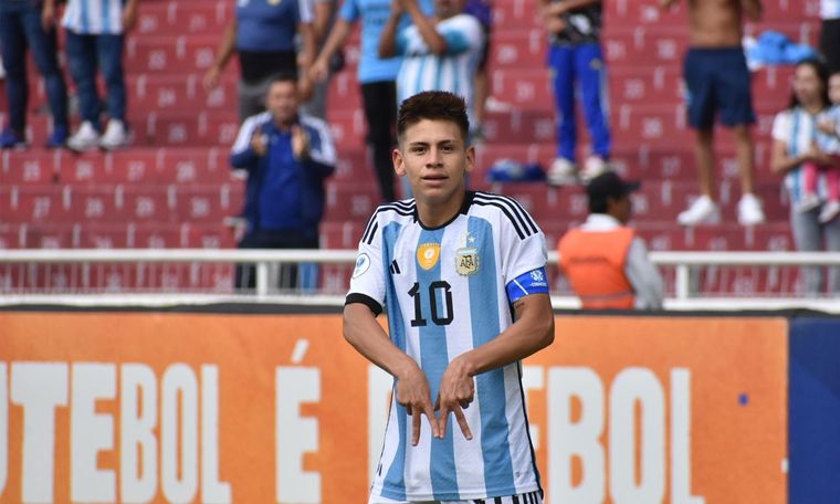 La joya de River es el goleador del torneo. Foto: @Argentina
