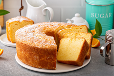 Un delicioso bizcocho de naranja para compartir con tus seres queridos Foto: Shutterstock