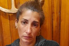 Rossi al momento de ser encontrada Rossi al momento de ser encontrada