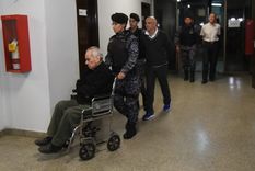 Nicola Corradi, ayer cuando llegaba a los Tribunales mendocinos. Foto: Pachy Reynoso