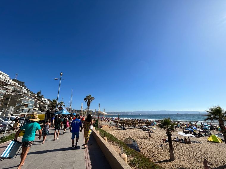 Las playas chilenas son muy buscadas por los argentinos