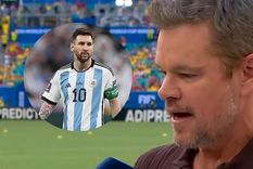 Matt Damon dialogó con la prensa internacional en la antesala de uno de los partidos correspondientes al Mundial 2026. / Captura Telemundo