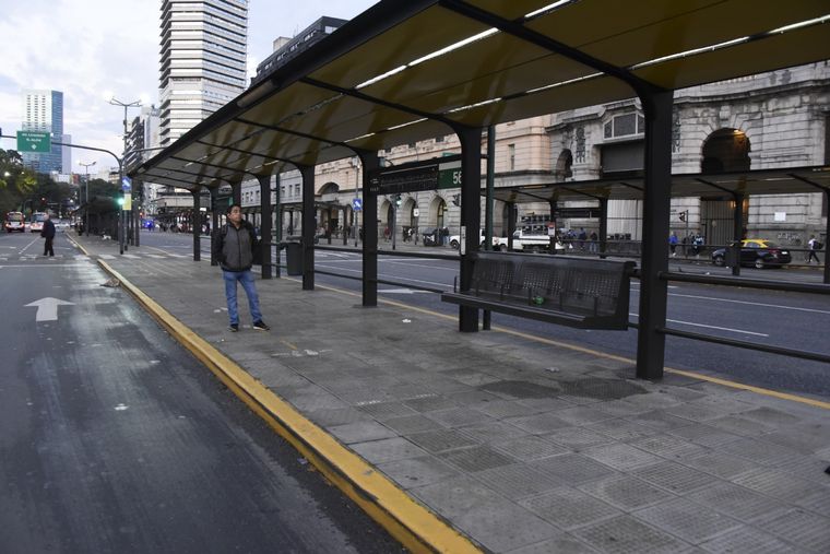 La medida de fuerza rige desde las 00 de este martes Foto: Juan Mateo Aberastain/ MDZ