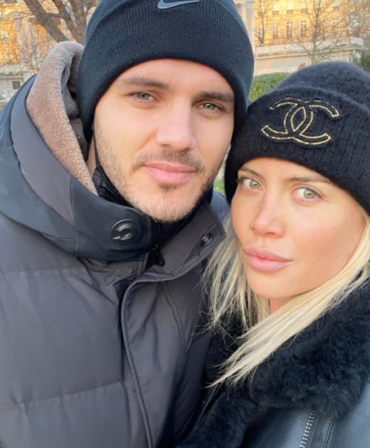 Wanda Nara y Mauro Icardi Foto: Instagram
