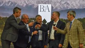 La foto institución de Bodegas de Argentina, sin Villarruel.