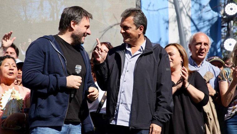 Sergio Massa ya anunció que sumará a Leandro Santoro a su Gobierno si es electo Foto: Facebook Leandro Santoro