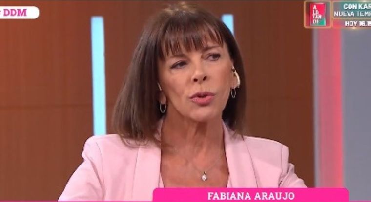 Fabiana Araujo contó que sufrió violencia doméstica La conductora sorprendió con su crudo relato Foto: Captura de TV
