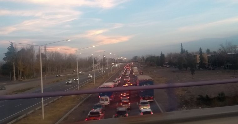 Así se ve la zona en el atardecer de este jueves