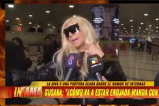 La rubia habló sobre Wanda Nara y Graciela Alfano. Créditos: Captura / Infama (América TV)