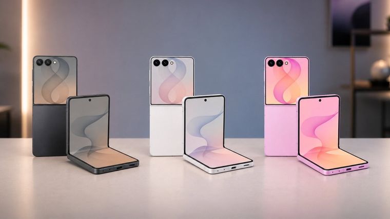 El Galaxy Z Flip8 añade funciones de videocámara y pantalla externa interactiva. El Galaxy Z Flip8 añade funciones de videocámara y pantalla externa interactiva.