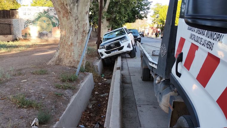 Sucedió esta mañana en Las Heras Foto: Gentileza Matías Pascualetti