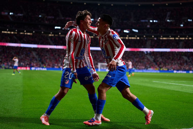 Centro de Simeone y gol de Almanda para la victoria del Atlético de Madrid sobre Osasuna. Foto: EFE Centro de Simeone y gol de Almanda para la victoria del Atlético de Madrid sobre Osasuna. Foto: EFE