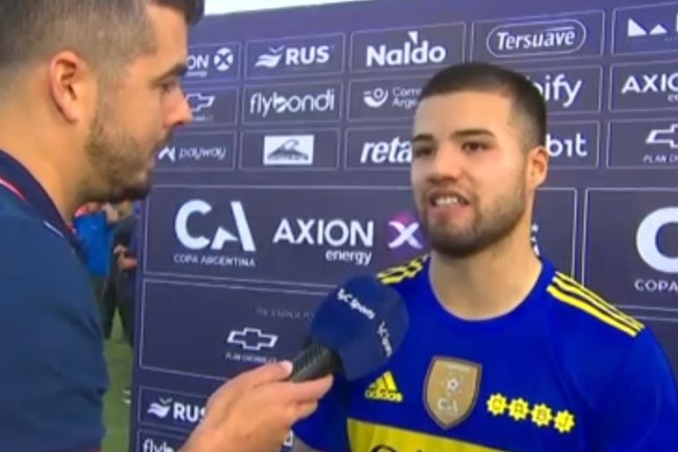 Weigandt habló sobre el rendimiento de Boca