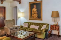 La imagen que compartió la inmobiliaria donde se puede observar la obra robada por los nazis.