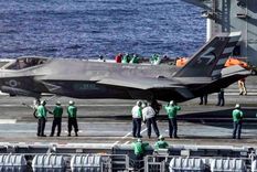 Un caza F-35 de EEUU, la Otan dispone de ellos, si fuese necesario. Foto: Reuters