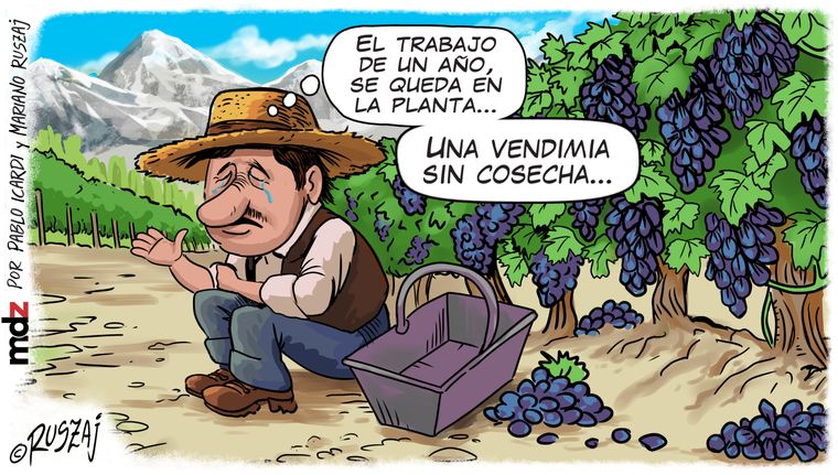 viñeta 93-MDZ-Vendimia-sin-cosecha-93