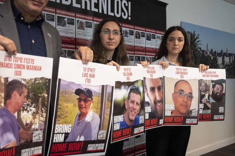 Siete argentinos podrían ser liberados de Gaza tras el acuerdo entre Israel y Hamas. Foto: Télam