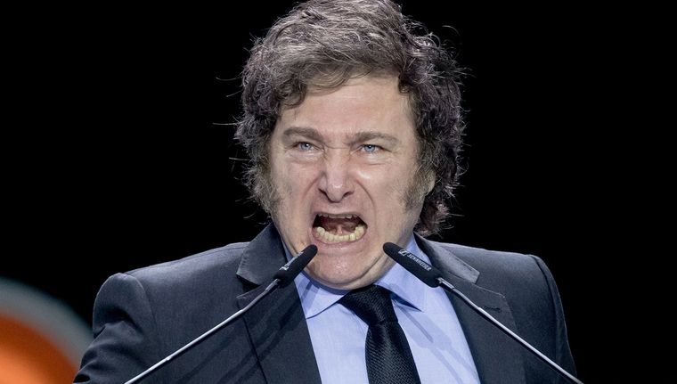 El presidente Milei quedó en el medio del conflicto bilateral. Foto: DPA