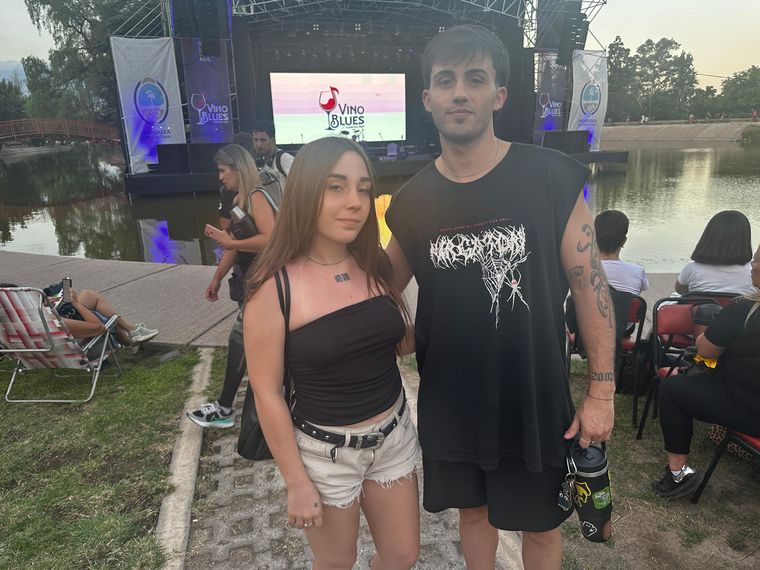 Milagros Fernández junto a Lautaro Fernández. Milagros Fernández junto a Lautaro Fernández.