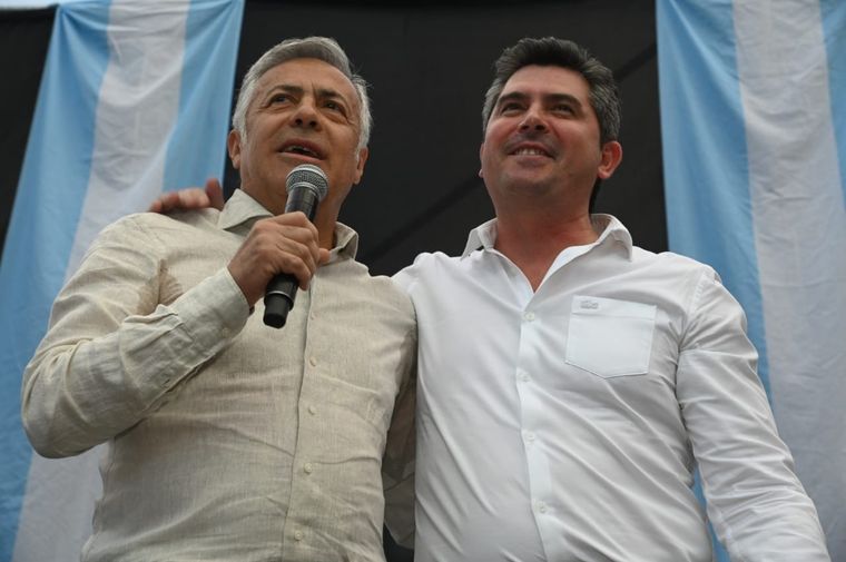 Alfredo Cornejo junto al gobernador de San Juan, Marcelo Orrego Foto: Prensa Alfredo Cornejo