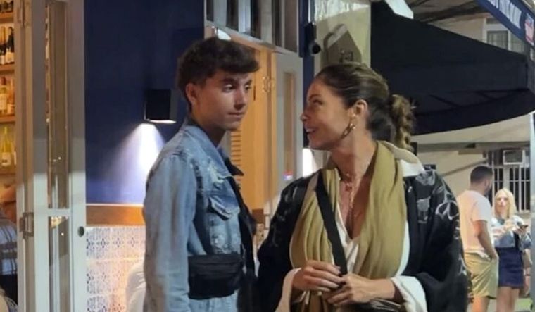 Karina Mazzocco orgullosa de su hijo