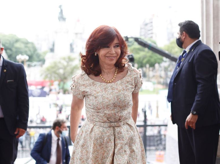 Cristina Kirchner dio un mensaje duro contra el albertismo el viernes pasado. Foto: Comunicación Senado