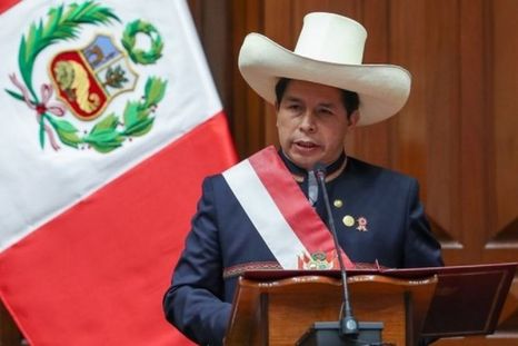 Pedro Castillo fue presidente de Perú entre 2021 y 2022 Foto: EPA