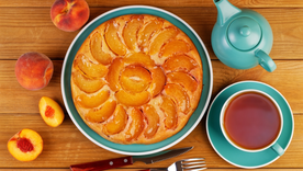 El secreto para preparar una tarta de durazno perfecta en casa.