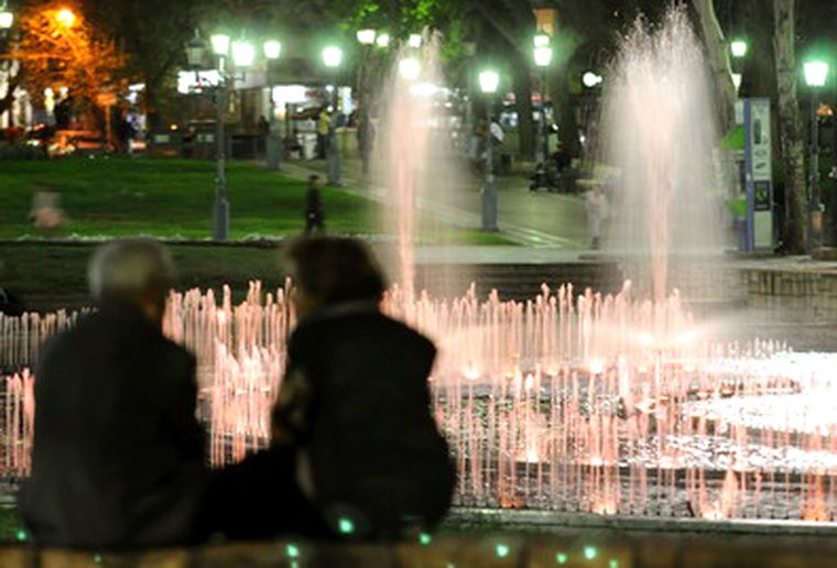 La plaza Independencia será uno de los puntos de ubicación de las pantallas. Foto: Ivana González/MDZ