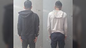 Los dos sospechosos detenidos tras el operativo por los robos a conductores sobre la Ruta 7. Los dos sospechosos detenidos tras el operativo por los robos a conductores sobre la Ruta 7.