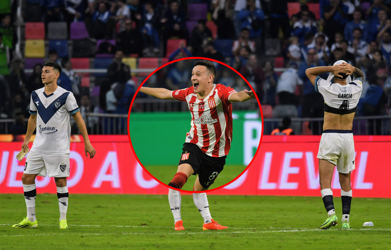 Zuqui fue el encargado de anotar el gol de Estudiantes tras la falla de Montoro. Foto: Fotobaires