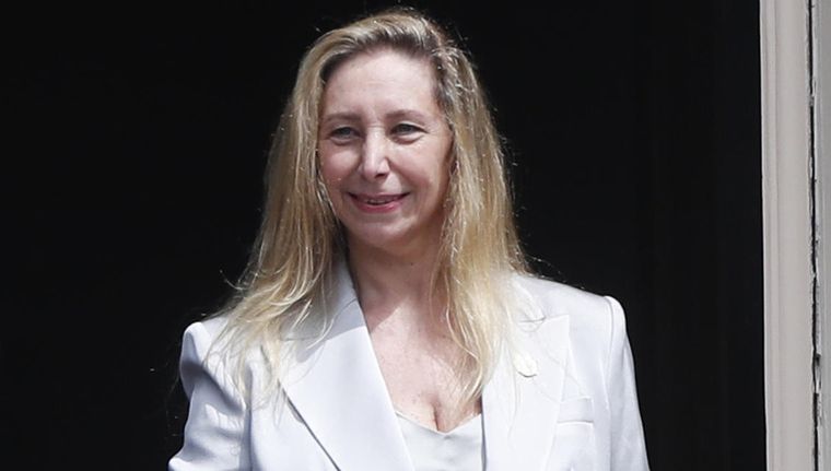 Karina Milei respaldó a Sandra Pettovello Foto: EFE